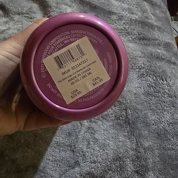 Starbucks Holiday 2023 Purple and Pink Gradient Insulated Tumbler - Picture 3 of 4